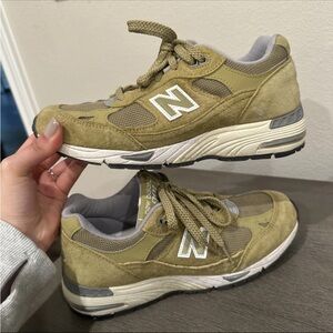 New balance  991 made in England green moss size 6.5